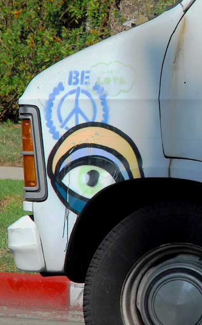 Eye Van, painted by the Belgian-born muralist named Chase