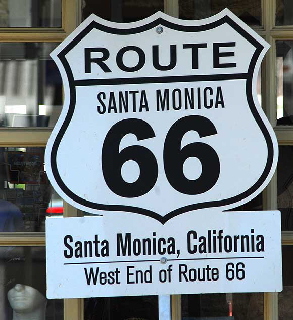 Route 66 Sign, Santa Monica Visitors Center 