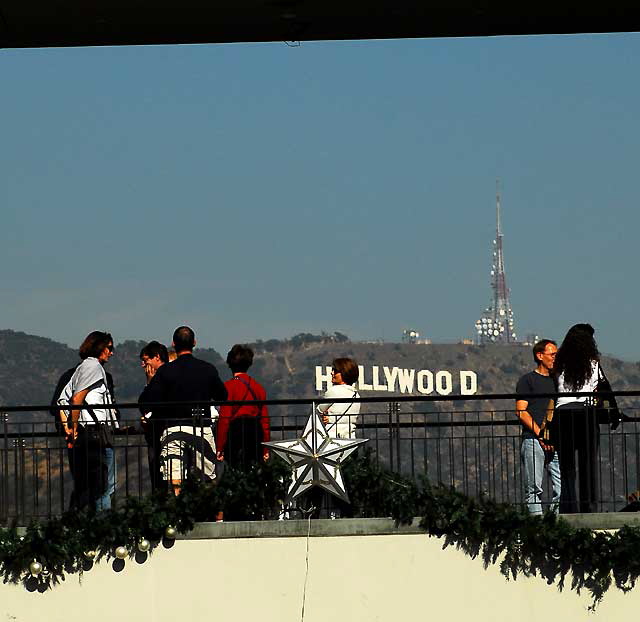 Christmas star at Hollywood and Highland, Hollywood Boulevard 