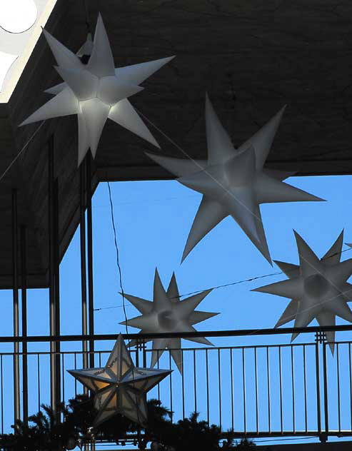 Christmas stars at Hollywood and Highland, Hollywood Boulevard 