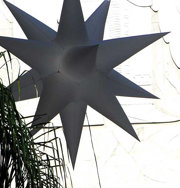 Christmas star at Hollywood and Highland, Hollywood Boulevard 