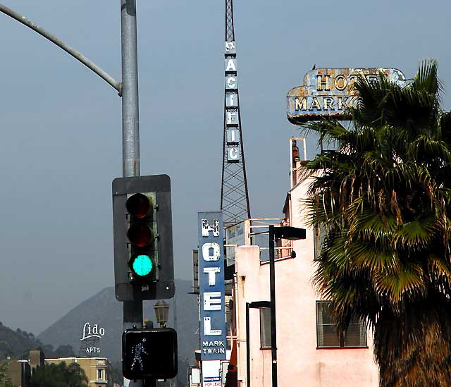 Wilcox and Selma, looking north, Hollywood