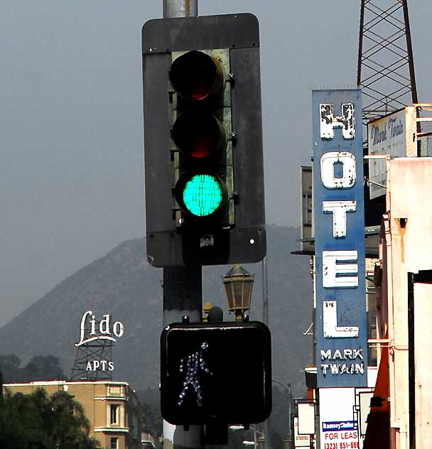 Wilcox and Selma, looking north, Hollywood