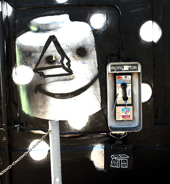 Pay Phone, Sunset Boulevard at Hyperion, Silverlake, Los Angeles 