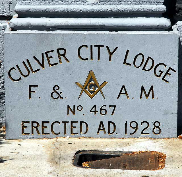 Culver City Masonic Temple - 9635 Venice Boulevard - the Culver City-Foshay Lodge No. 467 - erected in 1928