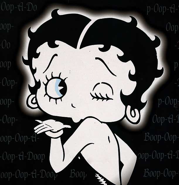 Betty Boop graphic, Hollywood Boulevard