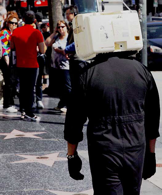 TV Man" - Hollywood Boulevard, Tuesday, March 22, 2011