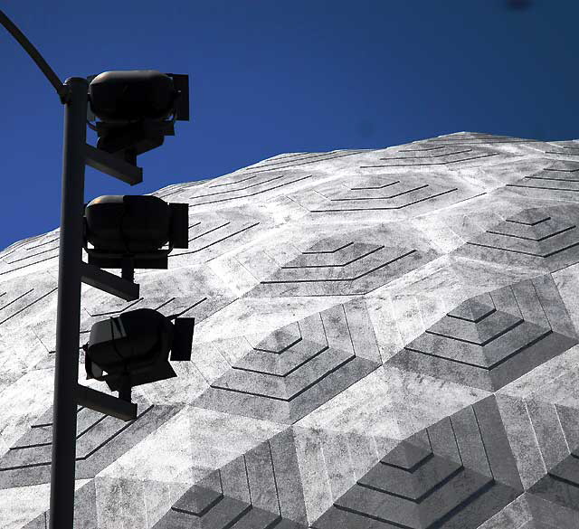 The Cinerama Dome at 6360 Sunset Boulevard - a geodesic dome in the manner of R. Buckminster Fuller, from the architectural firm of Welton Becket and Associates, from 1963 