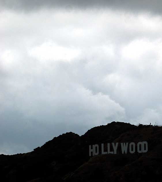 The Hollywood Sign as seen from Griffith Park Observatory, Tuesday, May 17, 2011