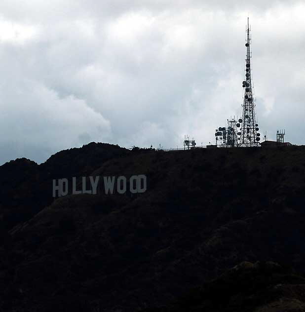 The Hollywood Sign as seen from Griffith Park Observatory, Tuesday, May 17, 2011