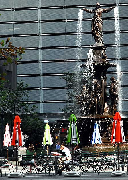 The Tyler Davidson Fountain (1871) - The Genius of Water - Fountain Square, Cincinnati, Ohio - August von Kreling and Ferdinand von Miller