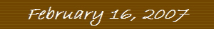 February 16, 2007