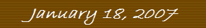 January 18, 2007