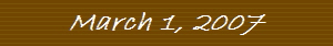 March 1, 2007
