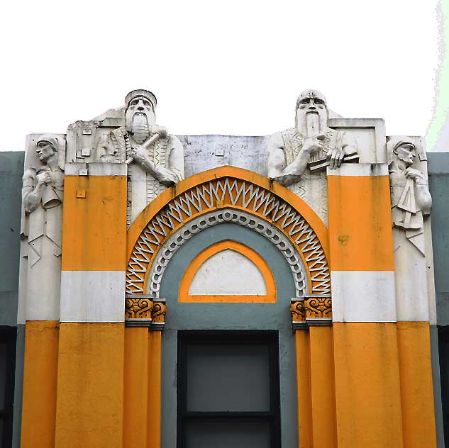 The Hollywood-Western Building, constructed in 1928 from a design by architect S. Charles Lee, on the southwest corner of Hollywood Boulevard and Western Avenue