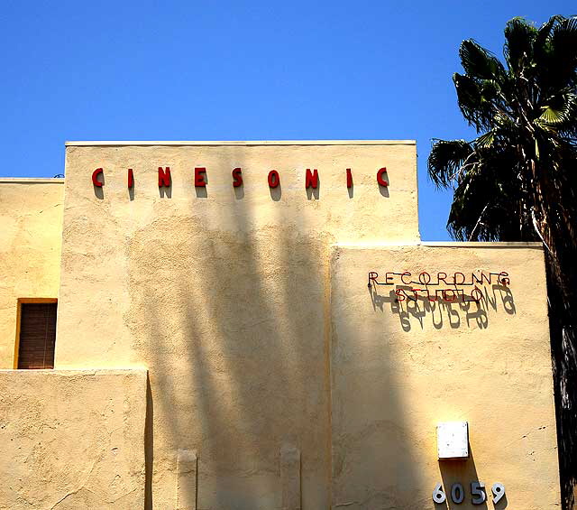 Cinesonic Recording Studios, 6059 Carlton Way , Hollywood