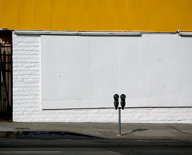 The wall of what use to be Tower Records, Sunset at Horn