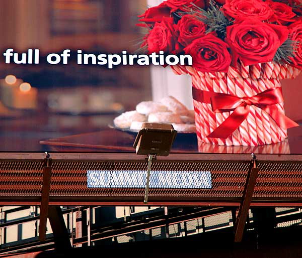 Christmas billboard - "Inspiration" - South Sepulveda Boulevard at Manchester, in Westchester