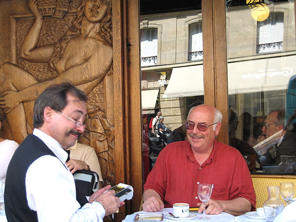 At the Brasserie Balzar in the Latin Quarter