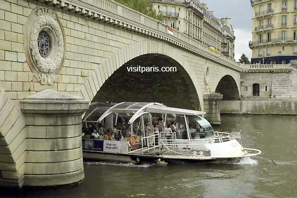 The Batobus, a waterborne bus - Paris